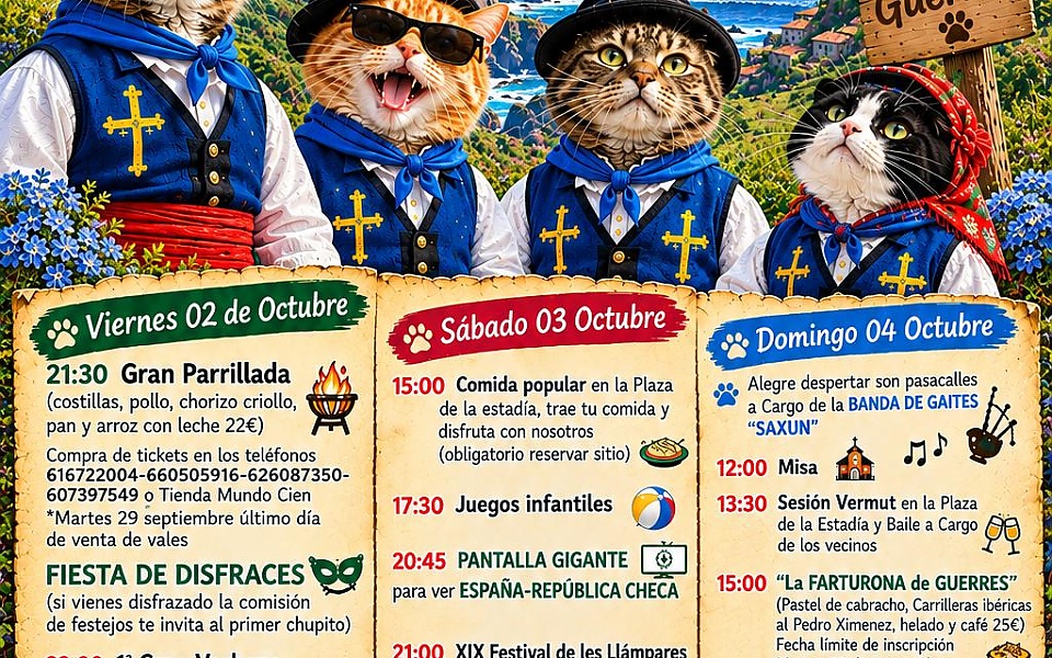 FIESTA DE GÜERRES DE NUESTRA SEÑORA DEL ROSARIO