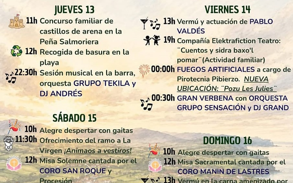 FIESTAS DE LA VELILLA, LA ISLA