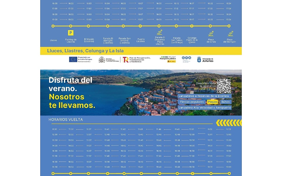 AUTOBÚS LANZADERA VERANO 2026
