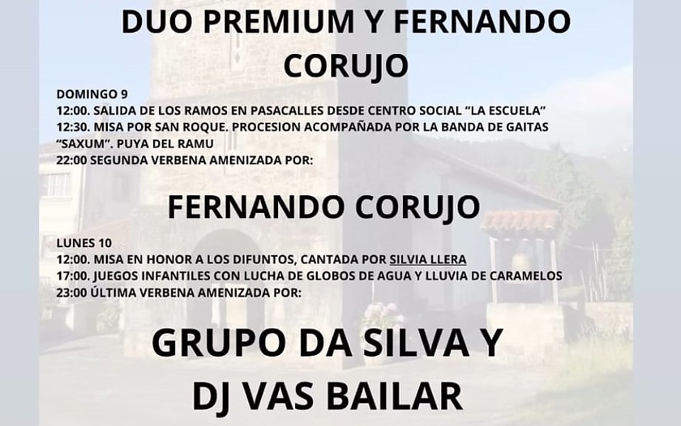 FIESTAS DE SAN ROQUE DE LIBARDÓN