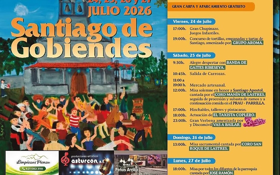 FIESTAS DE SANTIAGO DE GOBIENDES